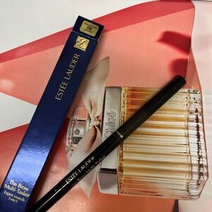 Estee Lauder The Brow Multi-Tasker 08 Granite 3 in 1 pencil powder new